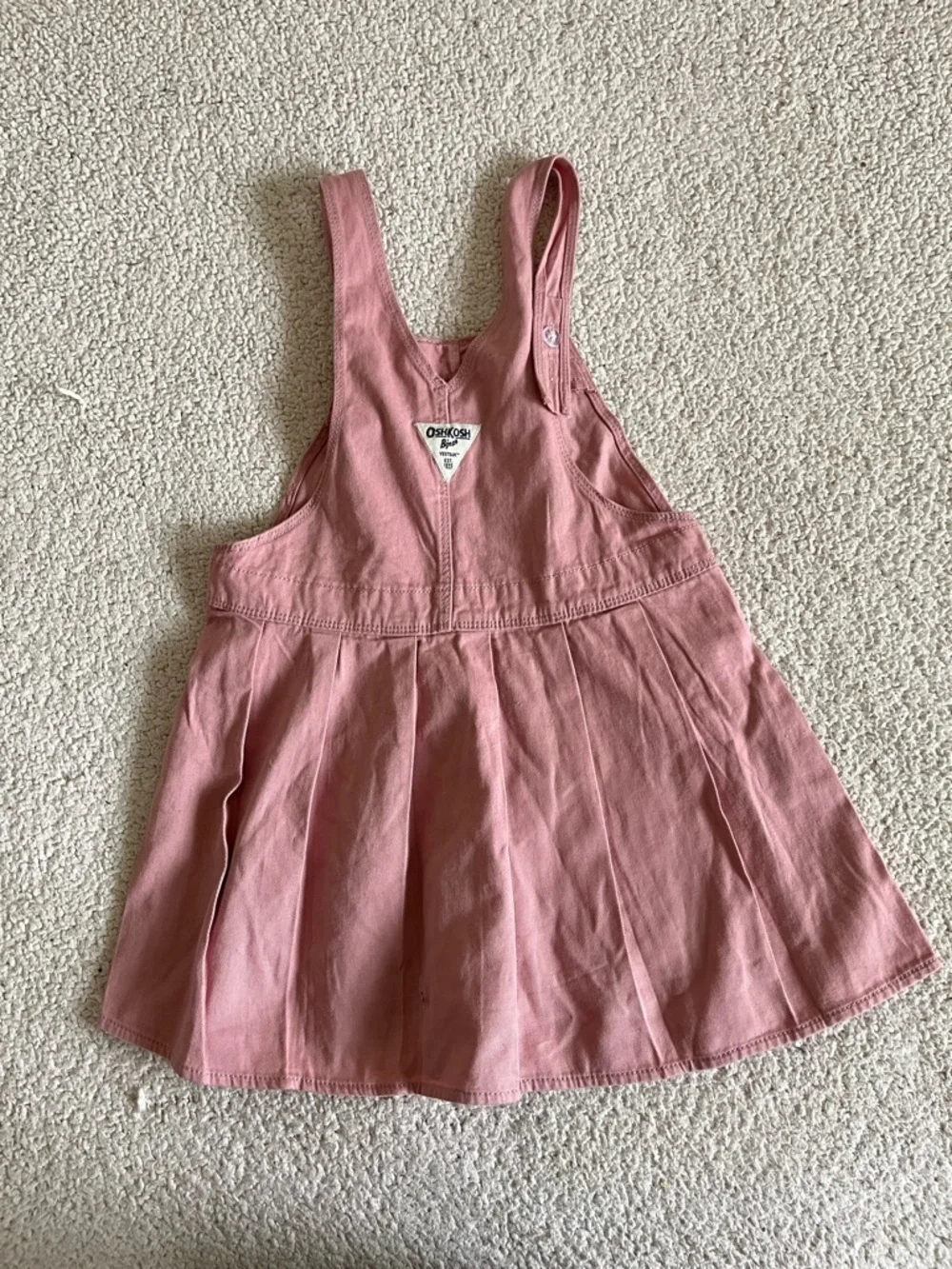 OshKosh B'gosh Dusty Pink Cotton Jumper Dress 5T